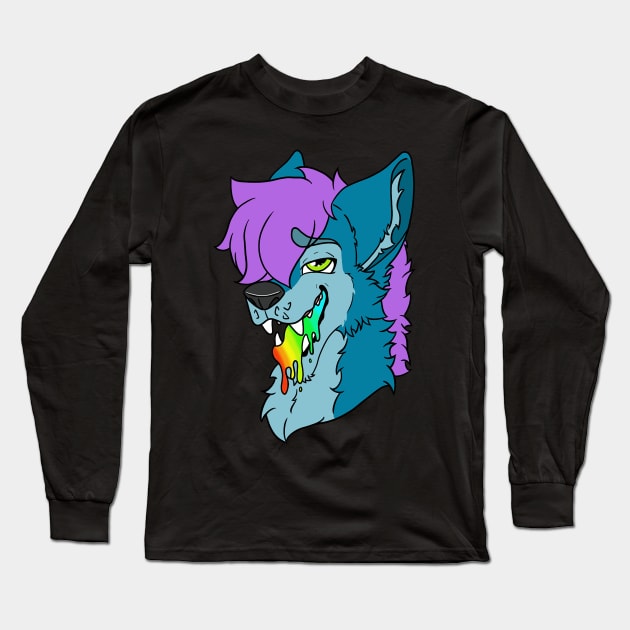 Furry drool Long Sleeve T-Shirt by WolvesSoul